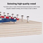 Joc educativ de tip Montessori, Geoboard cu elastice, 3 ani+ - imagine 8