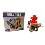 Jucărie senzorială Montessori, Busy cube muzical - imagine 2