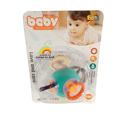 Minge senzorială pentru bebeluși - culoare verde