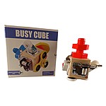 Jucărie senzorială Montessori, Busy cube muzical - imagine 3