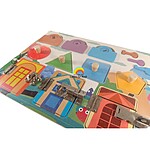 Planșă de activități Montessori Busy Board - imagine 2