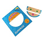 Set cu 6 planșe din carton gros, Exprimarea emoțiilor, 2 ani+ - imagine 3