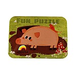 Set de 5 puzzle cu animale domestice în cutie metalică, 3 ani+ - imagine 2