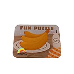 Set de 5 puzzle cu fructe și și legume în cutie metalică, 3 ani+ - imagine 2