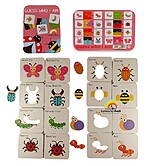 Joc de asociere Guess Who cu insecte, 24 piese - imagine 10