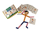 Joc din lemn Montessori pentru motricitate Wooden Man