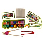 Joc educativ de clasificare culori și motricitate Trenuleț
