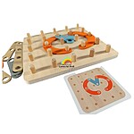 Joc educativ de tip Montessori, Creative Board, 3 ani+ - imagine 9