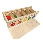 Joc clasificare forme și culori Montessori - imagine 3
