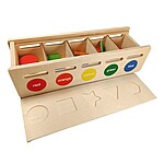 Joc clasificare forme și culori Montessori - imagine 4