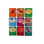 Joc puzzle magnetic cu cariocă, animale de la fermă, Cornfarm, 3 ani+ - imagine 4