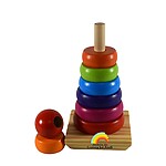Piramidă curcubeu Rainbow Tower, 20 cm - imagine 2