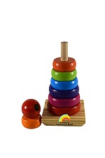Piramidă curcubeu Rainbow Tower, 20 cm - imagine 2