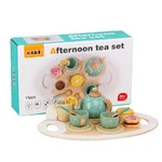 Set servirea ceaiului din lemn- Afternoon Tea Set, Kabi