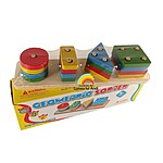 Sortator dreptunghiular de forme geometrice cu 4 coloane Geometric Sorter - imagine 2