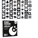 Set 20 Carduri pentru stimulare vizuală, 40 de imagini alb-negru, pentru 0 – 3 luni Baby Vision