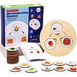 Joc educativ din lemn Ciclul vieții, 30 piese