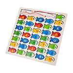 Joc magnetic de pescuit cu litere și cifre tip puzzle încastru - imagine 4
