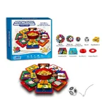 Joc de societate puzzle rotativ, 2-4 jucători, 4 ani+