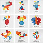 Joc creativ Montessori cu 36 de pietre ceramice - imagine 8