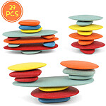 Joc creativ Montessori cu 36 de pietre ceramice - imagine 7