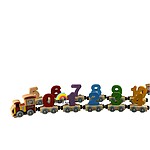 Trenuleț magnetic din lemn cu cifre - imagine 9