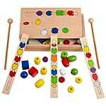 Joc Montessori de sortare, îndemânare și înșiruire mărgele - imagine 7