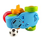 Elefant interactiv care bate la tobe, cu sunete, lumini și minge plutitoare - portocaliu - imagine 6