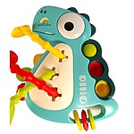 Jucărie senzorială pentru bebeluși Pop-it - model Dinozaur