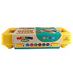 Joc Montessori de potrivire și asociere – set 12 ouă cu mijloace de transport - imagine 2
