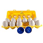 Joc Montessori de potrivire și asociere – set 12 ouă cu mijloace de transport - imagine 4
