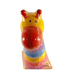 Piramidă de stivuire cu animăluț - 3 modele diferite (buburuză, girafă sau albinuță) - imagine 7