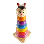 Piramidă de stivuire cu animăluț - 3 modele diferite (buburuză, girafă sau albinuță) - imagine 10