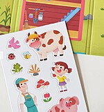 Puzzle magnetic ferma veselă cu 30 piese magnetice - imagine 2