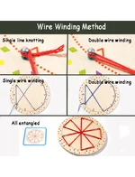 Joc creativ de tip Geoboard cu fir textil - imagine 7