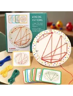 Joc creativ de tip Geoboard cu fir textil - imagine 6