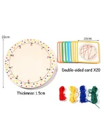 Joc creativ de tip Geoboard cu fir textil - imagine 5