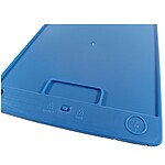 Tabletă cu ecran LCD de 8", pentru scris și desenat, cu buton de ștergere -  albastră - imagine 3