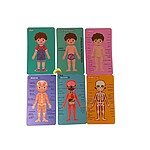 Joc tip puzzle cu anatomia corpului uman, băiețel - în limba română și engleză - imagine 2