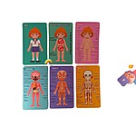 Joc tip puzzle cu anatomia corpului uman, fetiță – în limba română și engleză - imagine 2