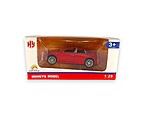 Mașinuță metalică cu sunete și lumini, roșie, 15.5 cm - imagine 6