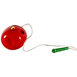 Măr - joc din lemn de șnuruit  pentru dexteritate și îndemânare - imagine 3