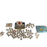 Joc magnetic cu litere, cifre și semne aritmetice în cutie metalică - imagine 2