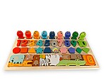 Joc logaritmic Montessori 3 în 1