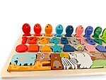 Joc logaritmic Montessori 3 în 1 - imagine 2