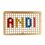 Joc creativ din lemn, Mozaic cu 200 piese - imagine 3