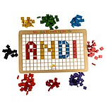 Joc creativ din lemn, Mozaic cu 200 piese - imagine 2