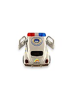 Mașinuță metalică de poliție cu sunete și lumini, 9.5 cm - imagine 4