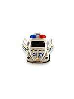 Mașinuță metalică de poliție cu sunete și lumini, 9.5 cm - imagine 2
