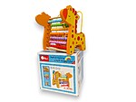 Joc educativ 3 în 1: abac (numărătoare), labirint de motricitate și cuburi rotative  - imagine 2